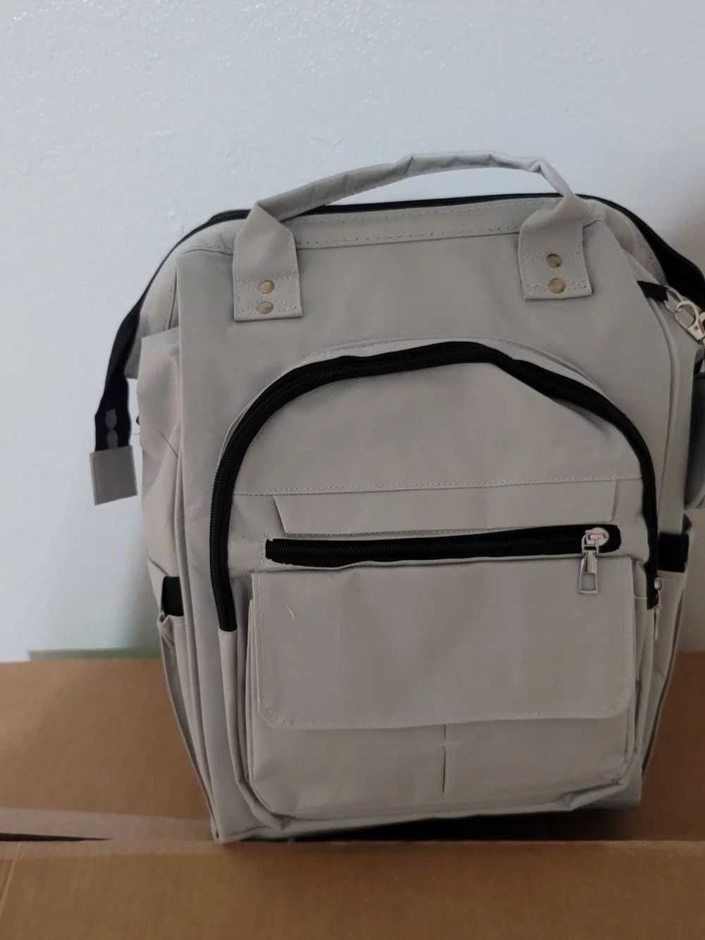 Light Gray Dipper Backpack Carry Bag